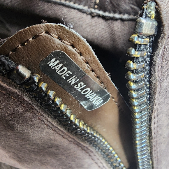 Ecco Women's Soft 7 Black Powder Zip Bootie Size 10 - Picture 7 of 15